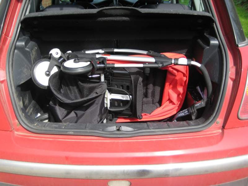 what prams fit in a mini cooper boot